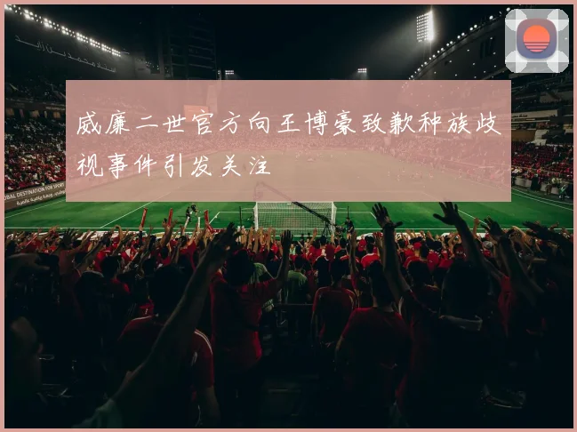威廉二世官方向王博豪致歉种族歧视事件引发关注